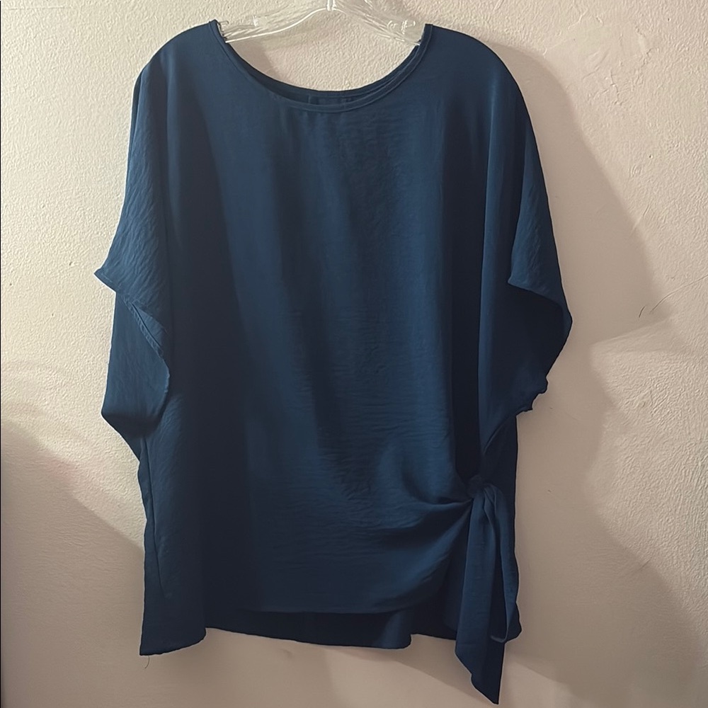 Shein Elegant Navy Blue Women's Top